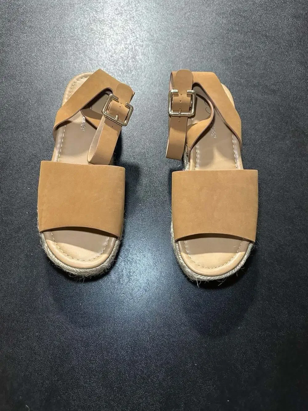 Forever Sensational Tan Platform Espadrille Sandals